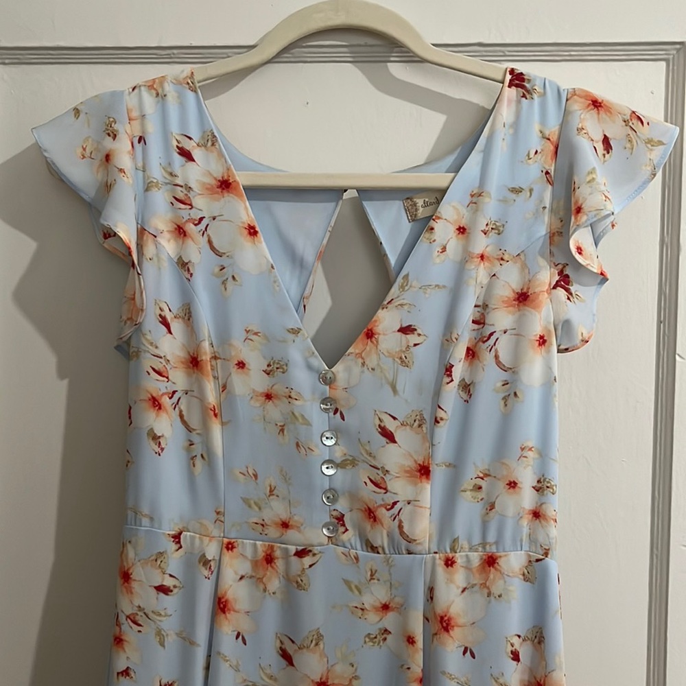 FLORAL WEDDING GUEST DRESS